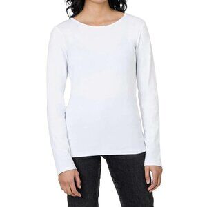 NEW Ellen Tracy Long Sleeve T-Shirt | White